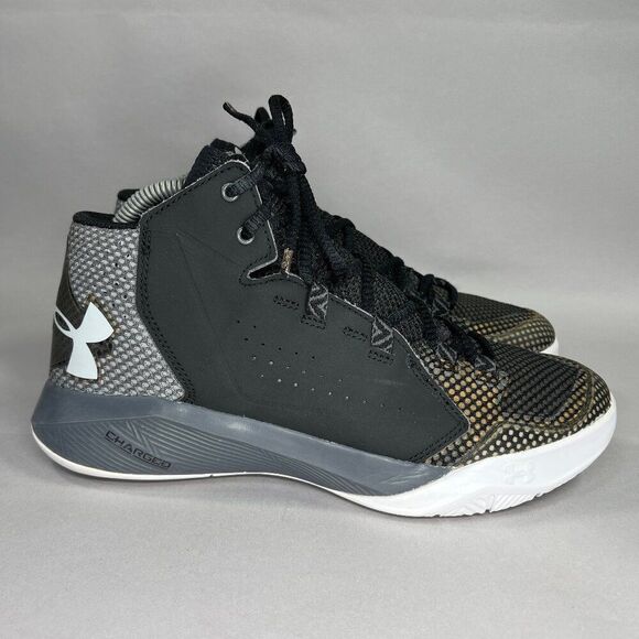 Under Armour Men's Size 7.5 Torch Fade High Top Basketball Shoes - Picture 1 of 13